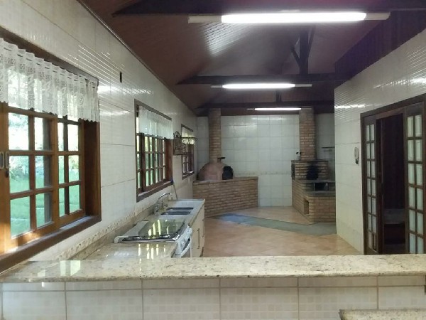Fogão a Lenha Fogão a lenha em área gourmet de sítio para eventos em Belo Horizonte